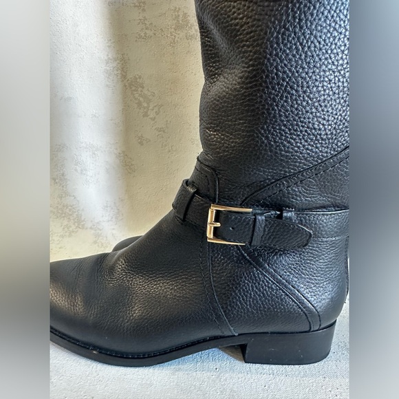 Tory Burch Black Leather Riding Boot - Picture 8 of 15